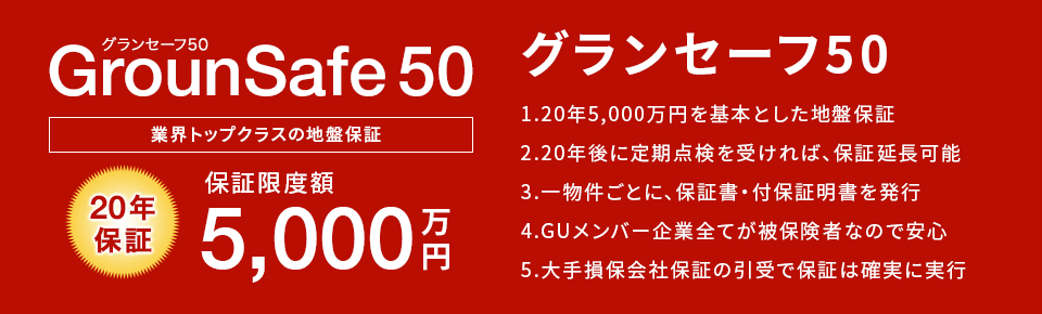 グランセーフ50の特徴